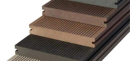 Balcony wood plastic composite solid decking