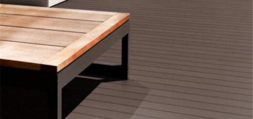 Fire proof water proof terrace wpc decking