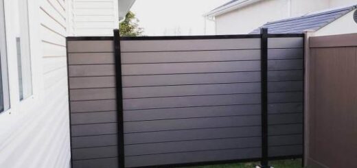 Outdoor wood plastic composite diy wpc fence