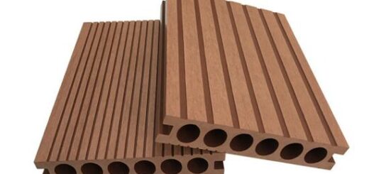 Plastic wood outdoor composite flooring