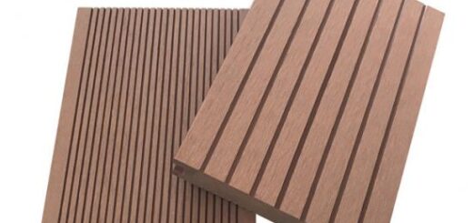 Swimming pool exterior wood composite solid ecking