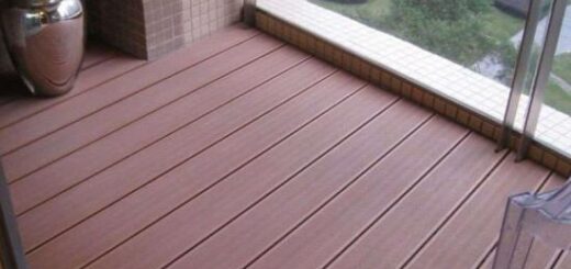 Waterproof wpc balcony decking flooring