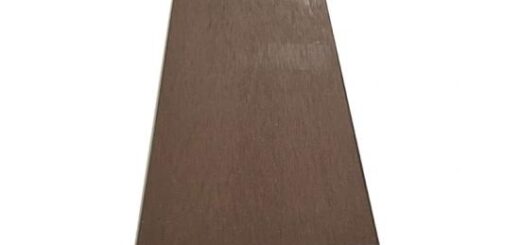 Wood plastic composite solid decking boards