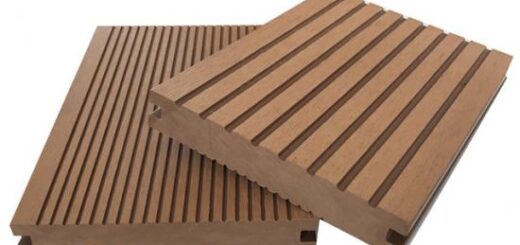 Wood plastic composite solid plastic waterproof decking