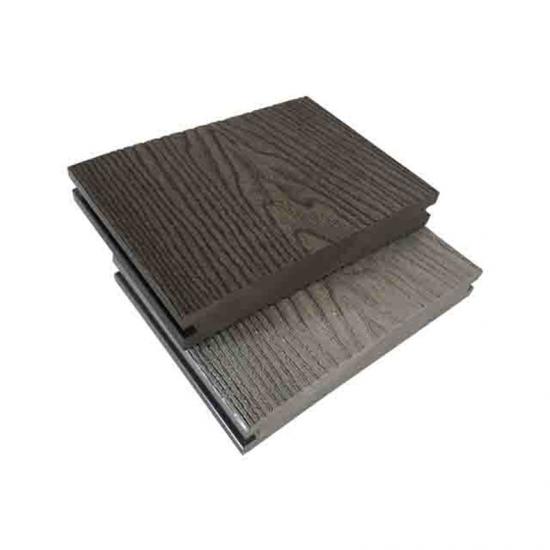 Wood plastic solid composite wood grain decking 140*20mm